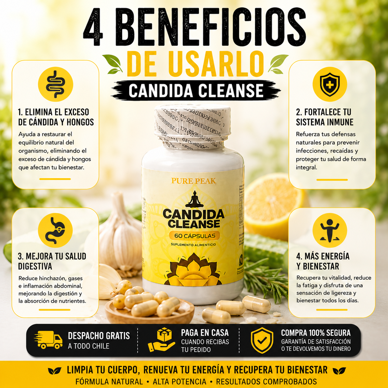 CANDIDA CLEANSE™ - Ligereza, Equilibrio y Comodidad