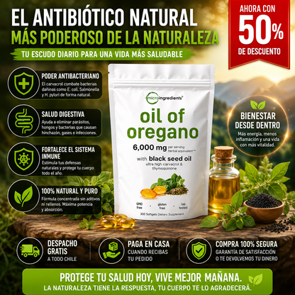 ACEITE DE OREGANO - El Antibiotico Natural Más Fuerte !