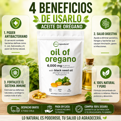 ACEITE DE OREGANO - El Antibiotico Natural Más Fuerte !
