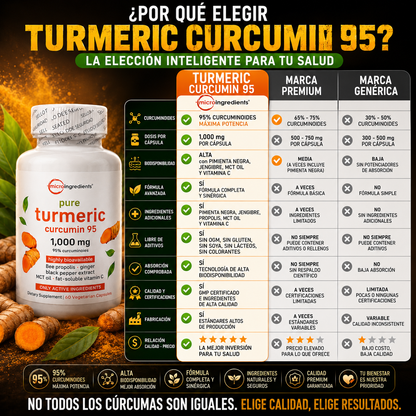 TURMERIC CURCUMIN -Sin Inflamación ni Rigidez!