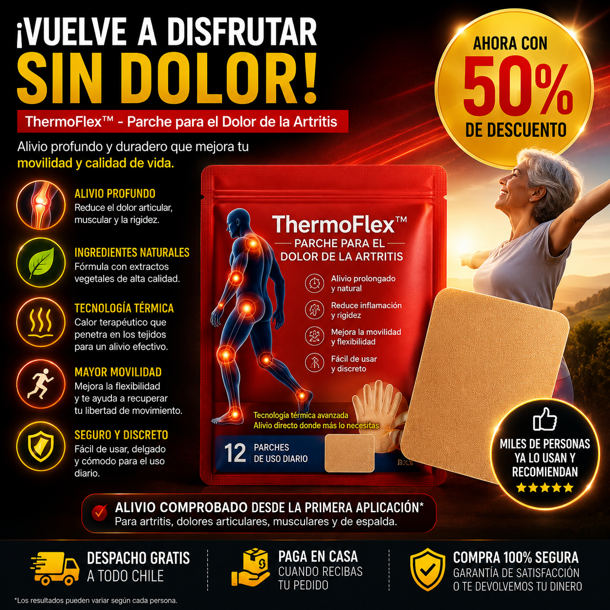 ThermoFlex™- Adios al Dolor de la Artritis (12PCS)