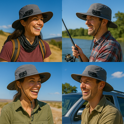 SOMBRERO CON VENTILADOR SOLAR OUTDOOR - Vive la Aventura