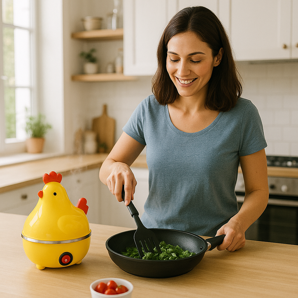HERVIDOR ELECTRICO DE HUEVOS - Prepara tu desayuno en Minutos