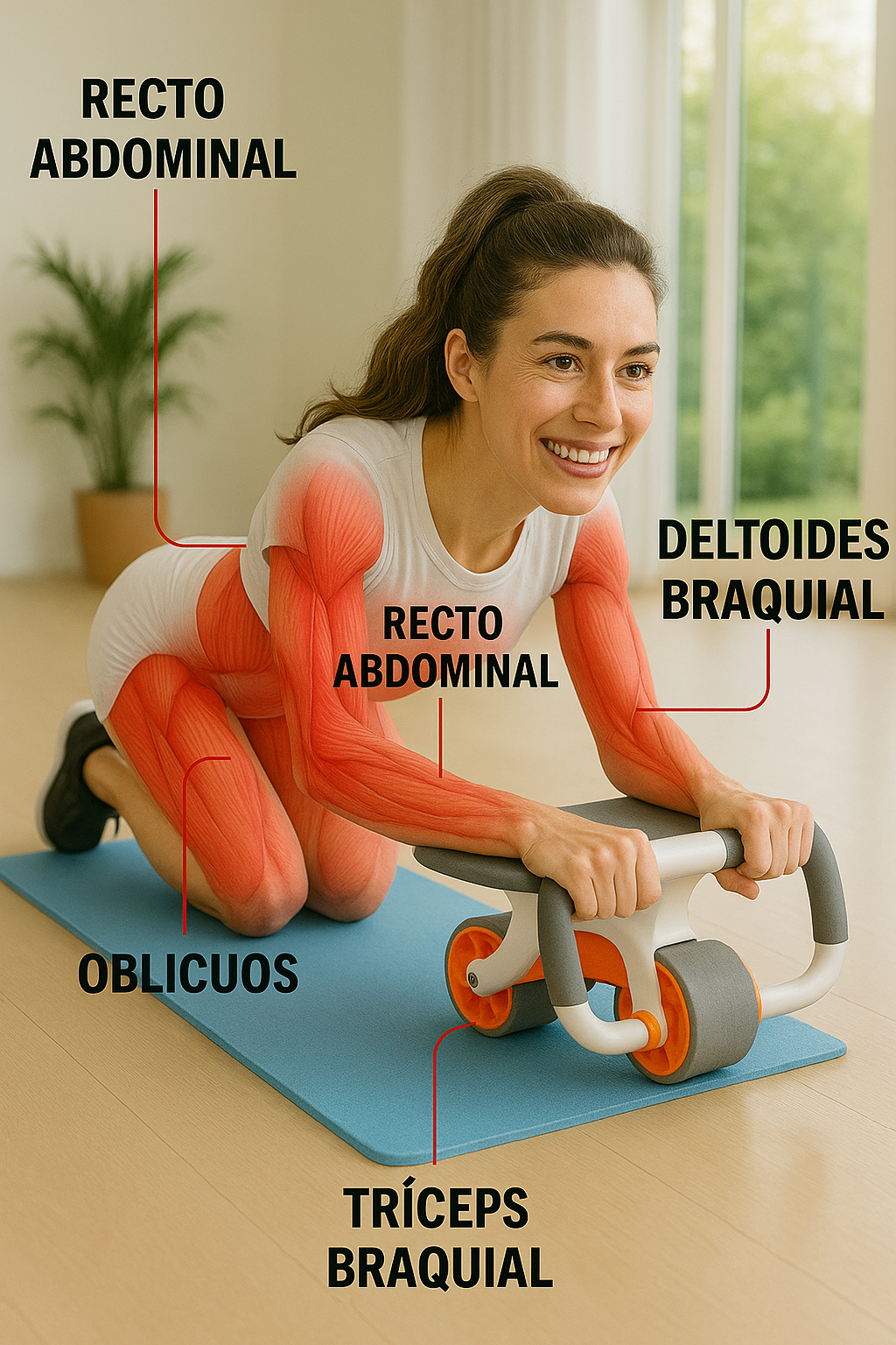 RUEDA ABDOMINAL - Entrena desde Casa