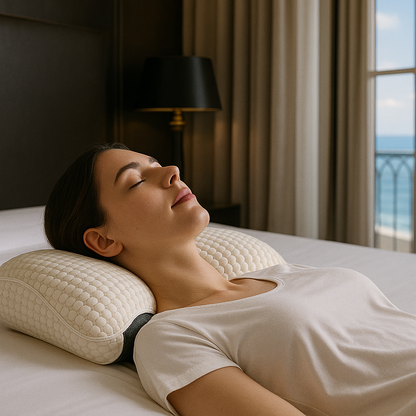 ALMOHADA DE ALIVIO CERVICAL - Por un Descanso Saludable