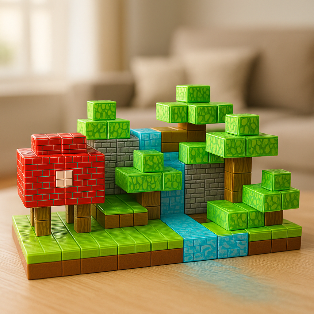 BLOQUES MANGNETICOS PREMIUM 75 PIEZAS - Estimula la Creatividad